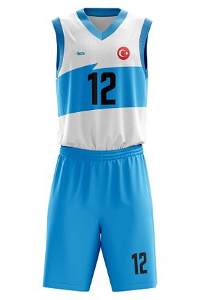 لباس فرم بسکتبال آبی زنانه ACR Giyim Tekstil Forma Baskı - کد 788152434