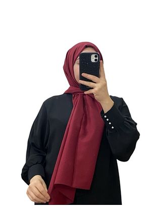 شال زرشکی زنانه پنبه ای Harem - کد 878995598