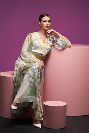 لباس رنگی زنانه بافتنی İnce - کد 872087920