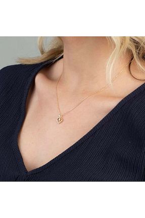 گردنبند طلا زرد زنانه 14 عیار GOLDKUPE - کد 765388375