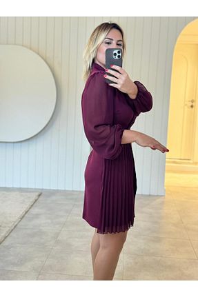 لباس زرشکی زنانه بافتنی SEDA KOYUTÜRK - کد 879020630