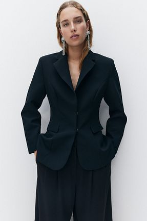 کت بلیزر مشکی زنانه پلی استر H&M - کد 879027580