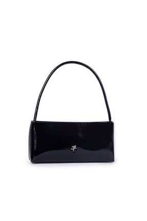 کیف دوشی مشکی زنانه چرم مصنوعی Nas Bag - کد 879035178