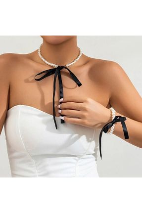 گردنبند مروارید فیروزه ای s&s selenda collection - کد 879038775