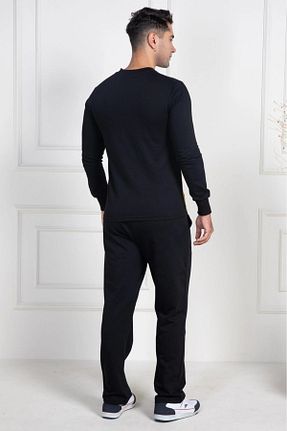 ست لباس راحتی سایز بزرگ زرد مردانه ساده Lohusa Homewear - کد 926757381