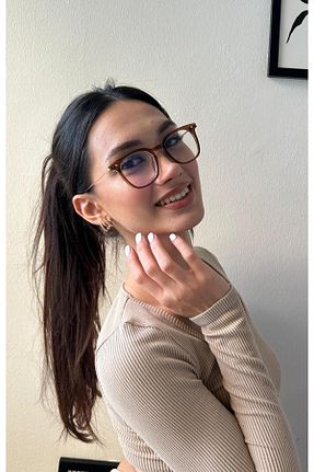 عینک محافظ نور آبی قهوه ای زنانه مات funeyes - کد 831168581