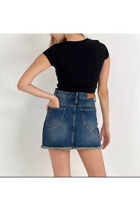 دامن آبی زنانه جین Butik - کد 879069703