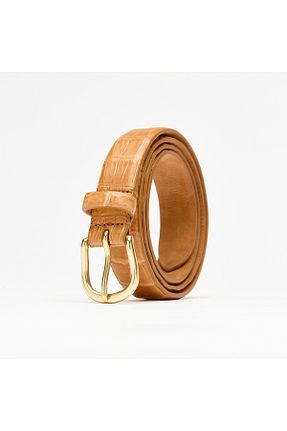 کمربند بژ مردانه چرم خالص Sartoria Napoletana - کد 879073698