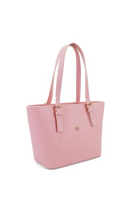 کیف دوشی صورتی زنانه چرم خالص Desa - کد 825494087