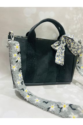 کیف دستی طوسی زنانه سایز متوسط ozdesendesign - کد 879087244