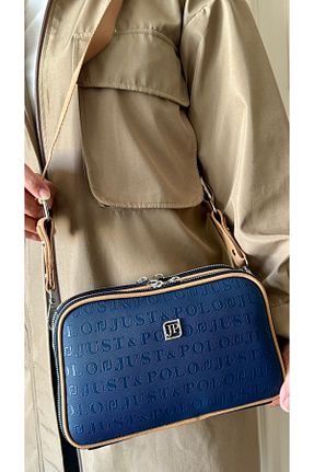 کیف دوشی آبی زنانه چرم مصنوعی Just Polo - کد 261069941