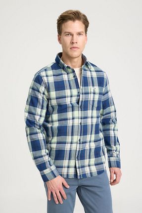 پیراهن زرد مردانه رگولار Wrangler - کد 817715743