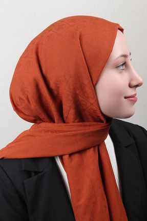 شال قهوه ای زنانه پنبه ای Pierre Cardin - کد 879103924