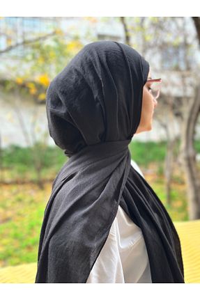 شال مشکی زنانه پنبه ای shalby - کد 879107520