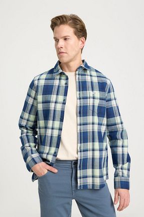 پیراهن زرد مردانه رگولار Wrangler - کد 817715743