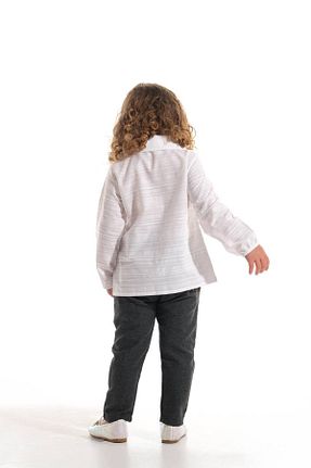 ست بالاتنه و پائین تنه سفید بچه گانه بافتنی JuraKids - کد 879196162