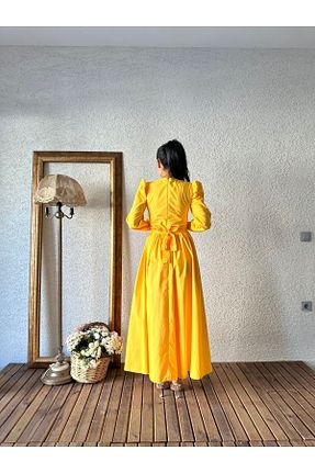 لباس حجاب زرد زنانه رگولار KÜÇÜĞÜM BUTİK - کد 852685545
