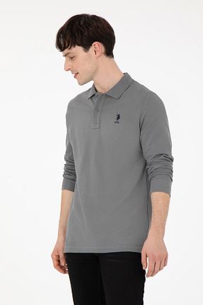 سوئیشرت خاکی مردانه ساده U.S. Polo Assn. - کد 879201746