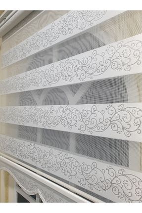 پرده کشوئی سفید Zebra StorBurada - کد 95639043
