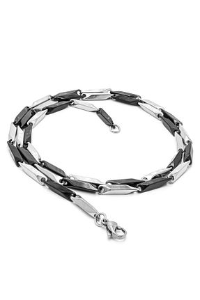 گردنبند استیل ( فولاد ) طلائی مردانه استیل ضد زنگ Caseras - کد 879206302