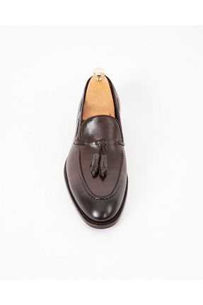 کفش لوفر قهوه ای مردانه چرم خالص HC MEN CLASSIC - کد 879206844