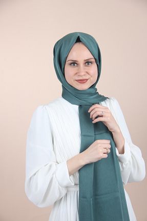 شال سبز زنانه پلی استر Sima - کد 646744052