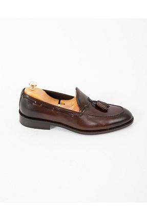کفش لوفر قهوه ای مردانه چرم خالص HC MEN CLASSIC - کد 879206844