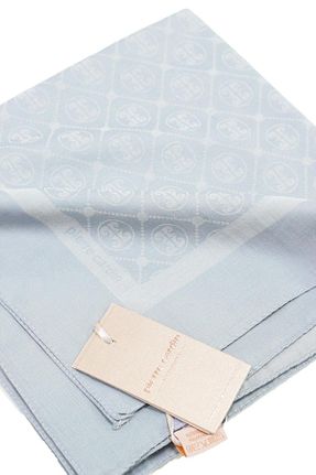 روسری طلائی پنبه ای Pierre Cardin - کد 854396314