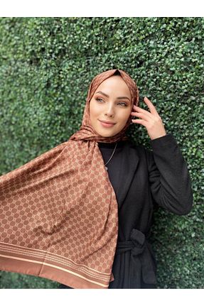 شال نارنجی زنانه ویسکون Emproyal - کد 735213011