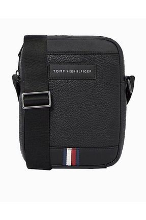 کیف دوشی مشکی مردانه پلی استر Tommy Hilfiger - کد 857676444