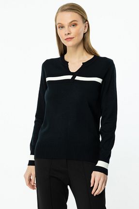 پلیور مشکی زنانه Straight ON - کد 879219767