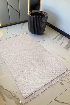 فرش بژ قابل شستشو Halı Sepeti - کد 779505208