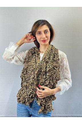 دستمال گردن قهوه ای زنانه Gönülden Tasarım - کد 879240638