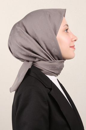 دستمال گردن قهوه ای زنانه پنبه ای Pierre Cardin - کد 879242170
