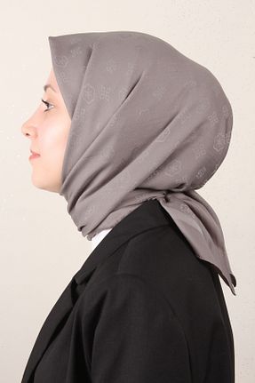 دستمال گردن قهوه ای زنانه پنبه ای Pierre Cardin - کد 879242170