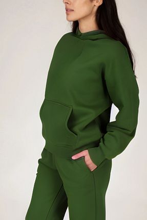 سوئیشرت سبز زنانه ساده ruNadeS - کد 879277061