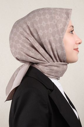 دستمال گردن قهوه ای زنانه Aker - کد 879248733