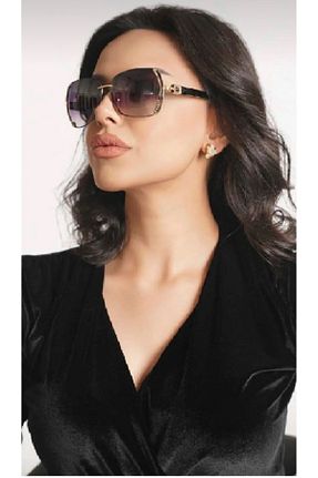 عینک آفتابی مشکی زنانه 65 Aquamarine - کد 879246139