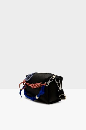 کیف دوشی مشکی زنانه چرم مصنوعی Bagmori - کد 879288410