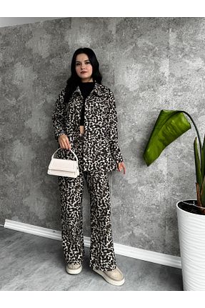 ست بالاتنه و پائین تنه رنگی زنانه بافتنی modabetce - کد 879281284