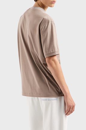 تیشرت قهوه ای مردانه رگولار Armani Exchange - کد 879288371