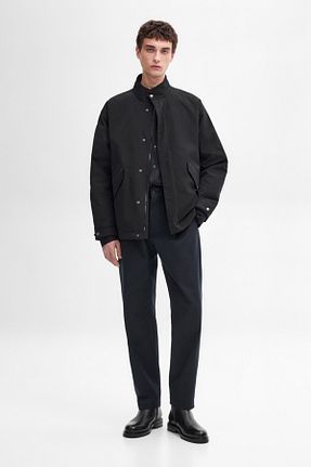 کاپشن سرمه ای مردانه رگولار Massimo Dutti - کد 879287075