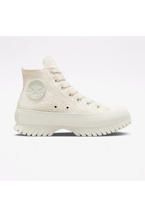 کفش اسنیکر بژ زنانه بند دار Converse - کد 879295978