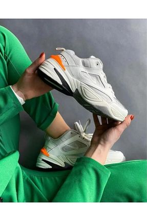 کفش اسنیکر نارنجی زنانه چرم اصل Nike - کد 879297352