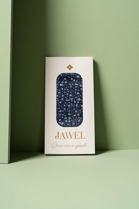 روسری سرمه ای پلی استر JAWEL - کد 879301396
