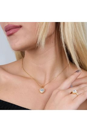گردنبند استیل ( فولاد ) طلائی زنانه استیل (فولاد) Ladues - کد 879525213