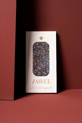 روسری طوسی پنبه پلی استر JAWEL - کد 879301417