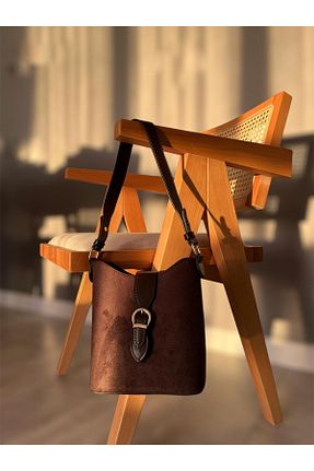 کیف دوشی قهوه ای زنانه جیر Swaggo collections - کد 879312998