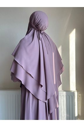 ست بالاتنه و پائین تنه حجاب قهوه ای زنانه گشاد Sufle - کد 879308727