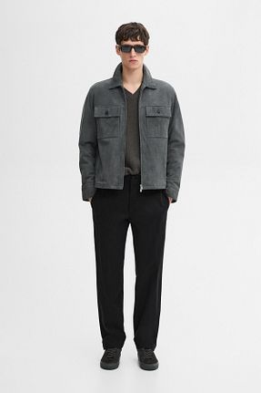 کت آبی مردانه Comfort Massimo Dutti - کد 879308401